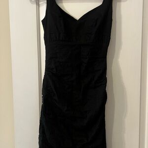 Nicole Miller Black Sleeveless Mini Dress